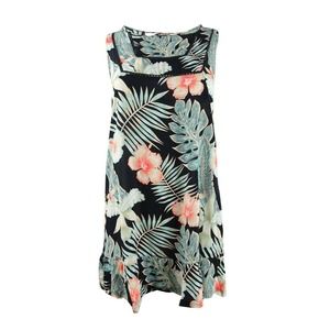 Roxy Women's Floral-Print Dress‎ Swim Cover-Up XS NWT